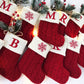 Knitted Christmas Letter Socks