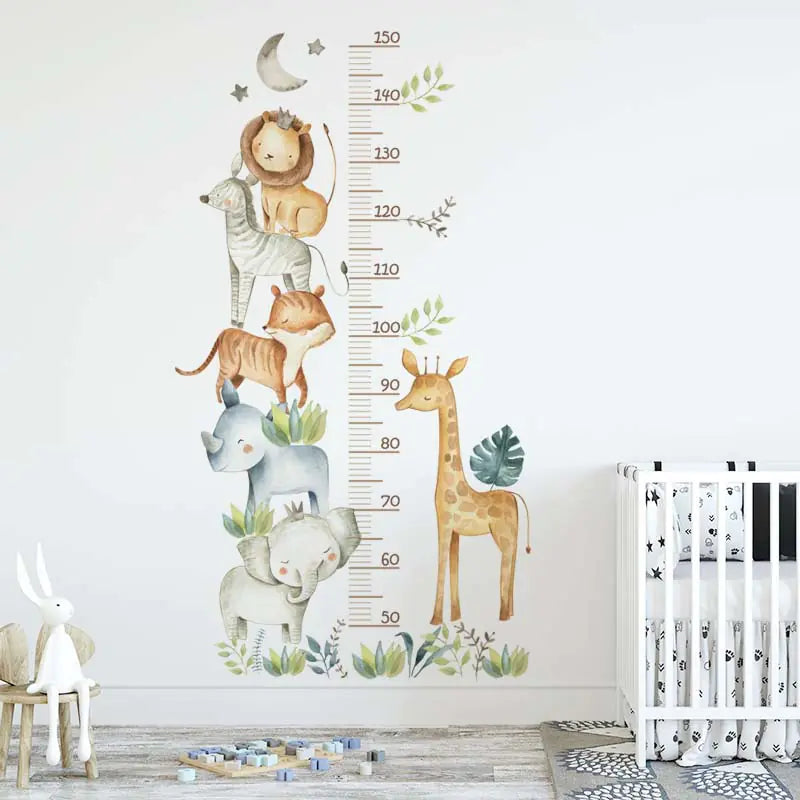 African Animal Height Chart